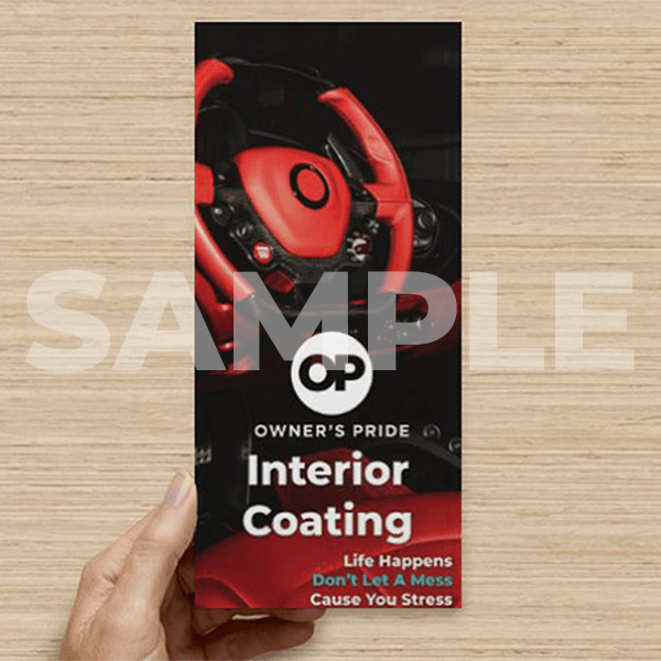 Interior Rack Card - Owners Pride Car Care