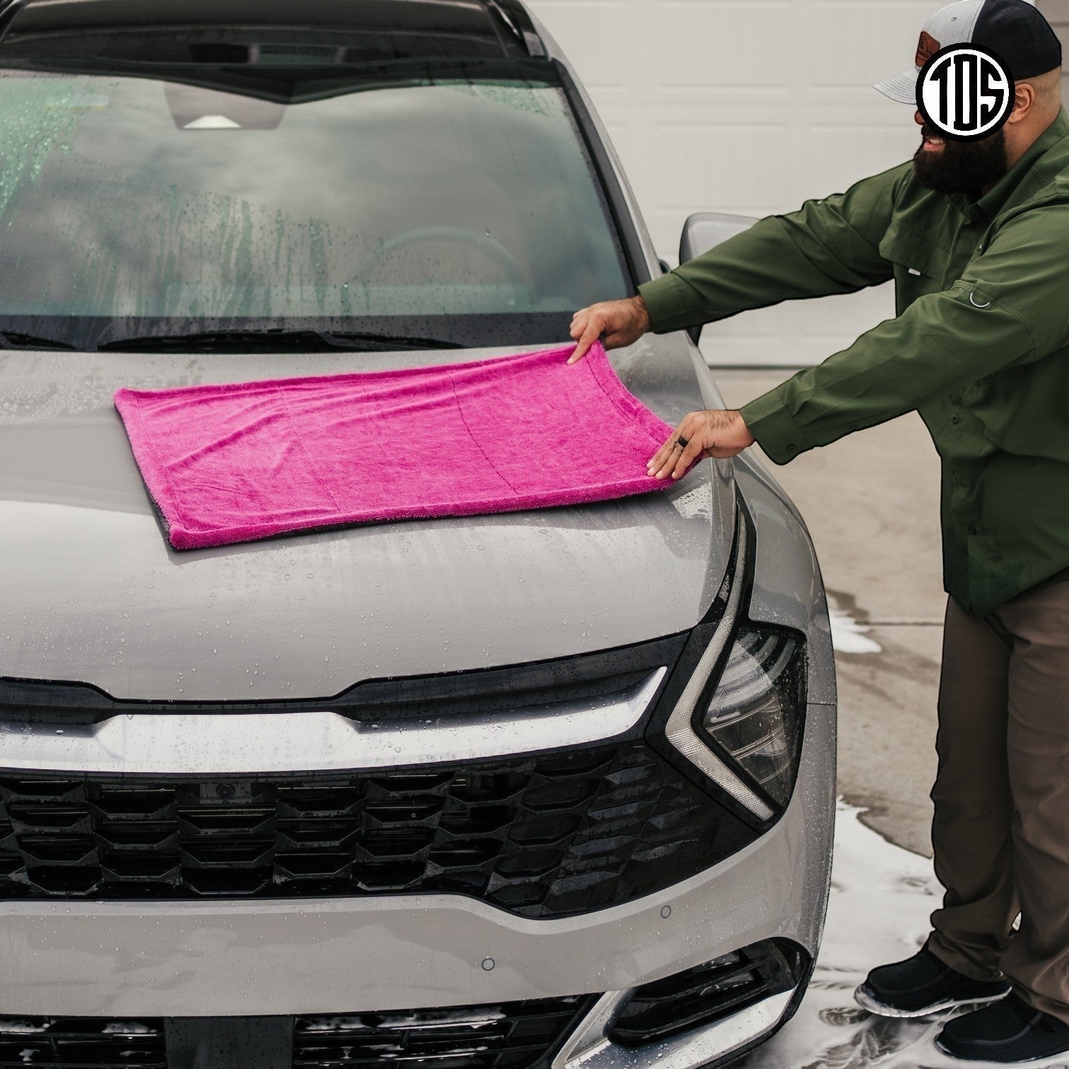 TDS 1400 GSM Twisted Loop Drying Towel - Owners Pride Car Care