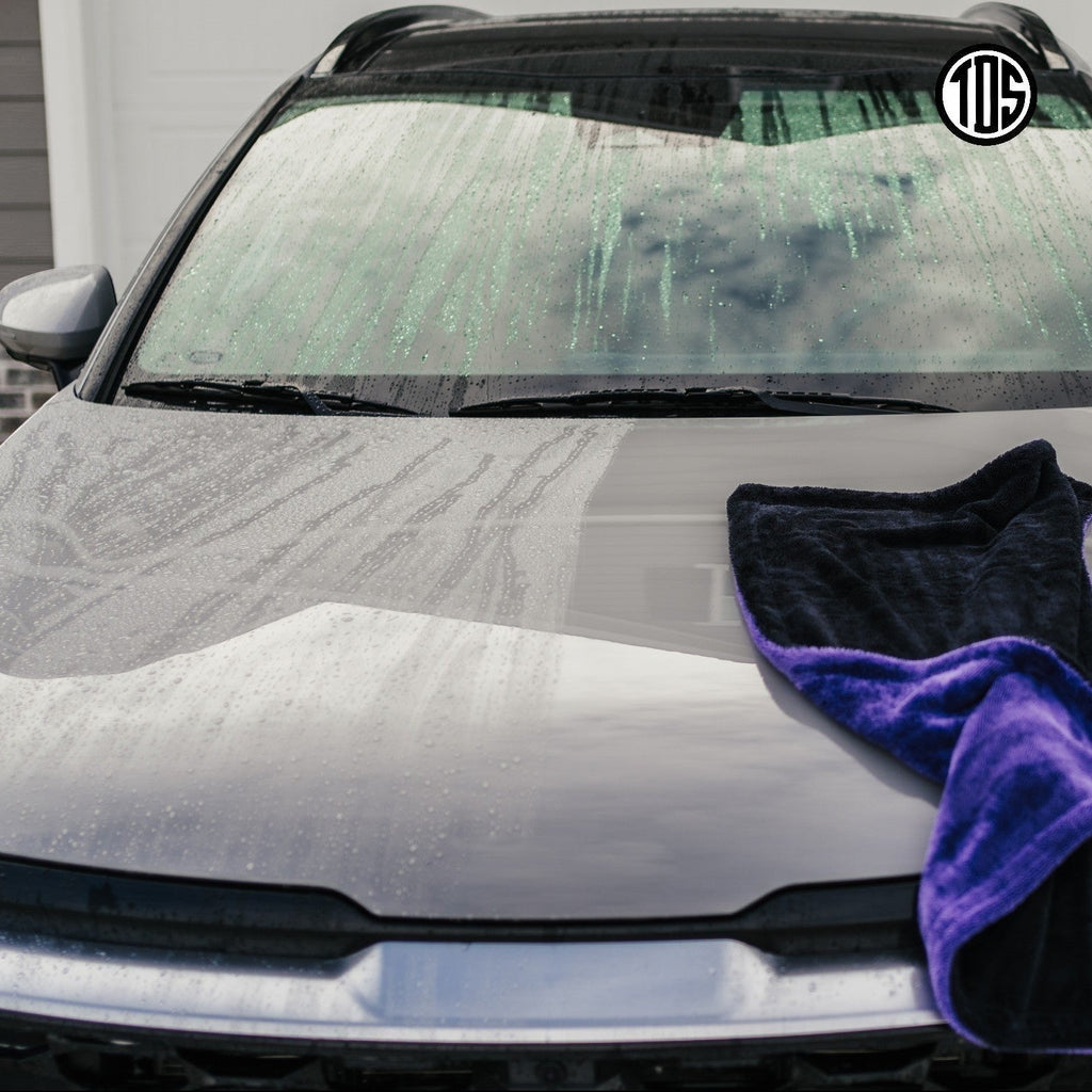 TDS 1600 GSM Twisted Loop Drying Towel - Purple - Owners Pride Car Care